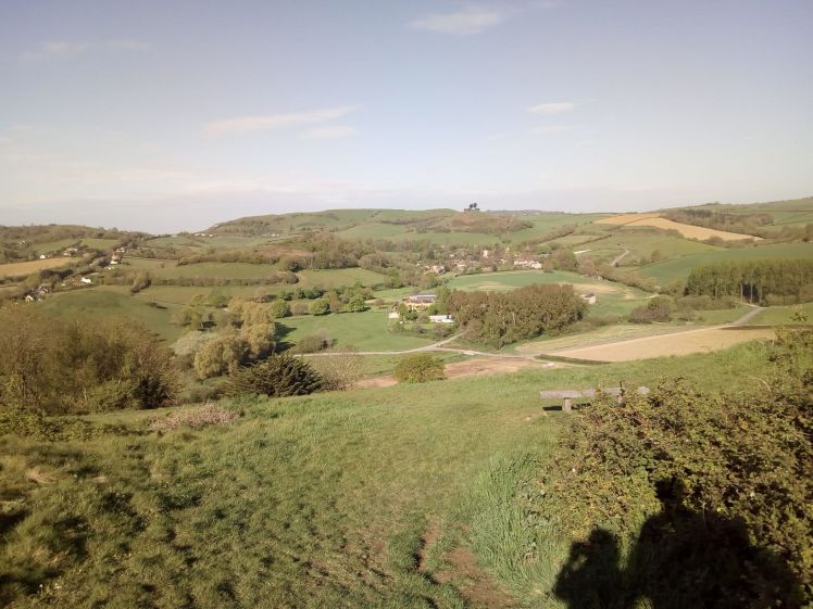 Shadows - view from the top of AH